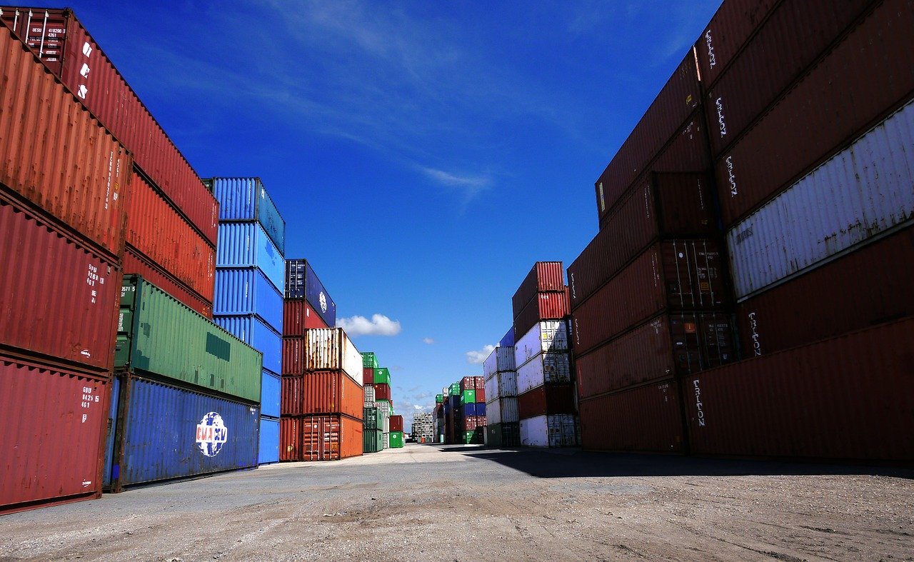 containers de marchandises